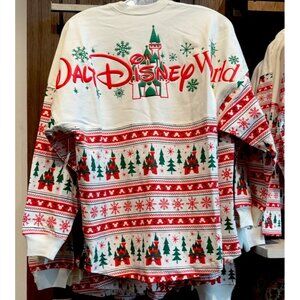 2025 Disney Parks Christmas Spirit Jersey  Santa Mickey Walt Disney World WDW